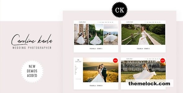 CKARLA - Minimal Wedding Photography Template