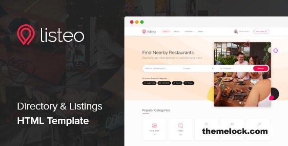 Listeo - Directory & Listings HTML Template