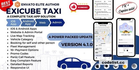 Exicube Taxi App v4.5.0