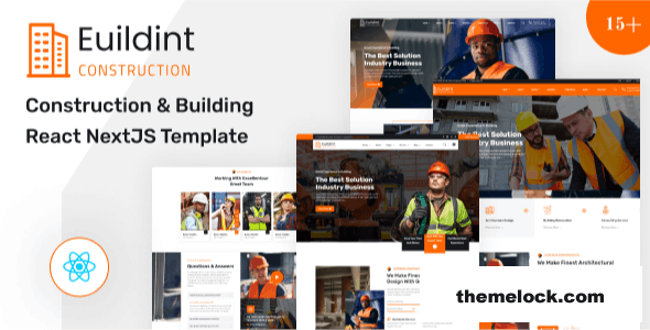 Euildint - Construction Building React NextJS Template