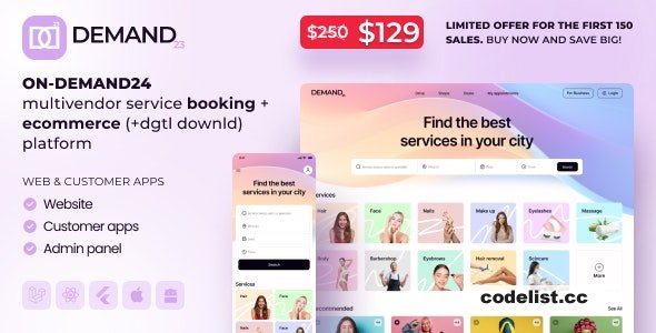 On-Demand24 v1.0 - Multivendor Service Booking - nulled