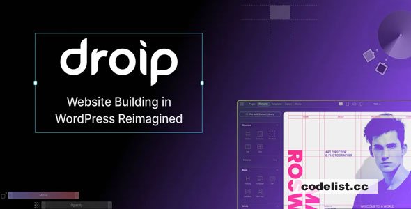 Droip v1.2.0 - No-Code website builder for WordPress