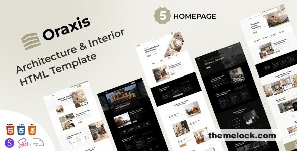 Oraxis - Architecture & Interior HTML Template