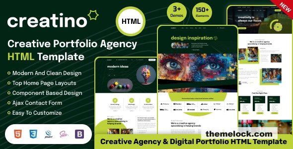 Creatino – Creative Agency & Portfolio HTML Template