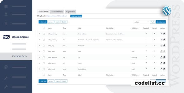 Checkout Field Editor for WooCommerce v3.6.2