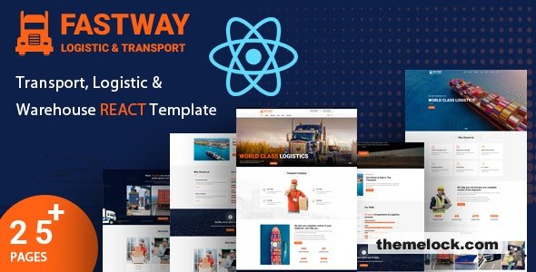 Fastway - Logistic & Transport React Template