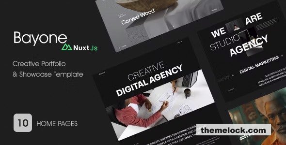 Bayone - Creative Portfolio Nuxtjs Template