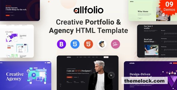 Allfolio - Creative Portfolio & Agency HTML Template
