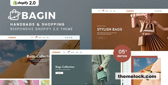 Bagin - Handbags & Shopping Responsive Shopify 2.0 Theme