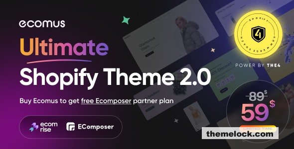 Download Ecomus v1.6.1 – Ultimate Shopify OS 2.0 Theme | Free Nulled Scripts