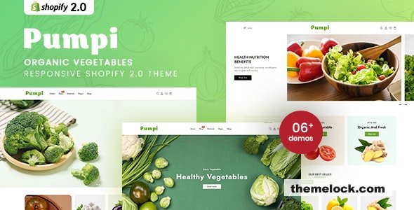 Download Pumpi v1.0 – Organic Vegetables Responsive Shopify 2.0 Theme | Free Nulled Scripts