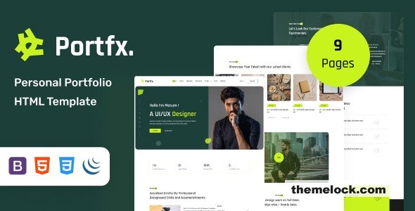 Portfx - Personal Portfolio HTML Template