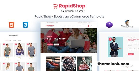 RapidShop - eCommerce Bootstrap HTML Template