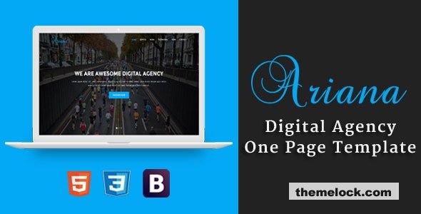 Ariana - Digital Agency One Page Template
