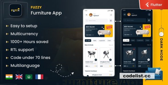 Fuzzy v1.0 - Ecommerce Flutter Ui KIt Template
