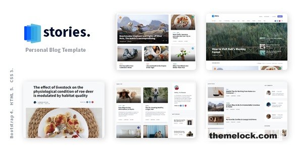 Stories v3.0 - Personal Blog React NextJS Template
