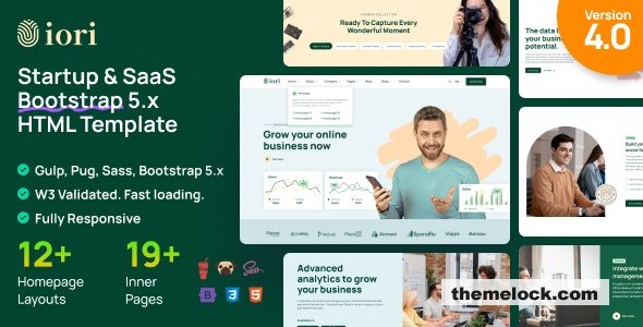 iori v5.1.0 - Multipurpose Startup & SaaS Bootstrap 5 Template