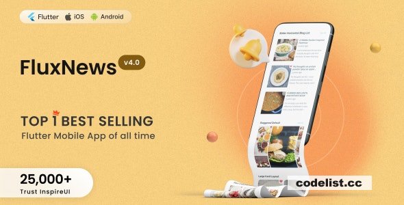 FluxNews v4.1.1 - Flutter mobile app for Wordpress