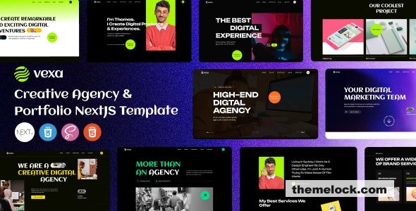 Vexa v2.0.0 - Creative Agency & Portfolio NextJS Template