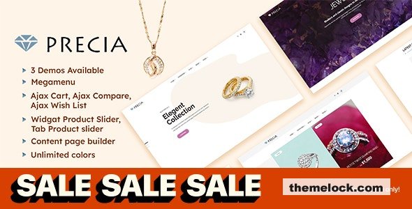 Download Precia v3.1.0 – Jewelry eCommerce Magento 2 Theme | Free Nulled Scripts