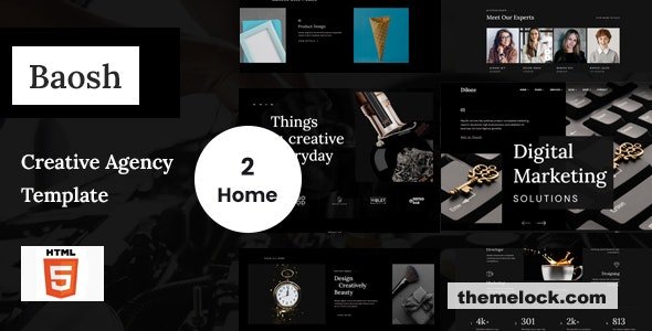 Baosh - Digital Agency HTML Template