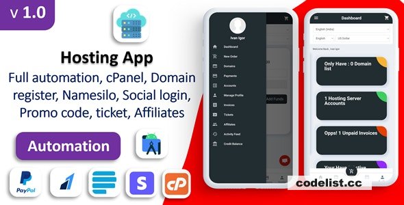 Markhost app v1.0 - Web Hosting Billing