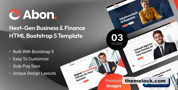 Abon - Multipurpose Business & Finance HTML Template