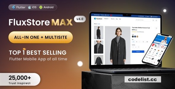 FluxStore MAX v4.1.0 - The All-in-One and Multisite E-Commerce Flutter App for Businesses of All Sizes