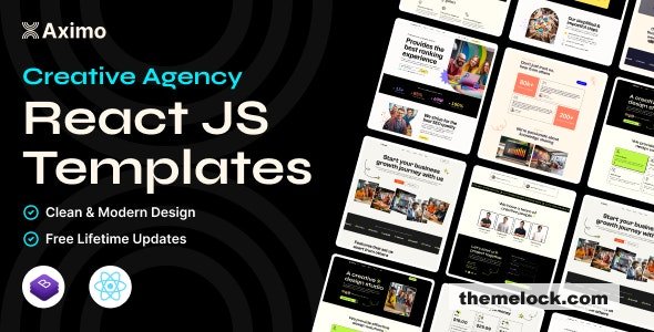 Aximo - Creative Agency React Js Template