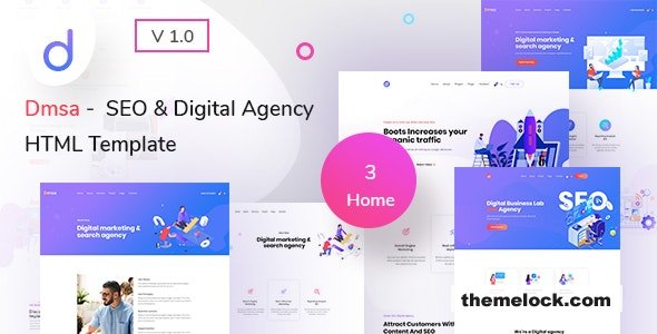 Dmsa - SEO & Digital Agency HTML Template