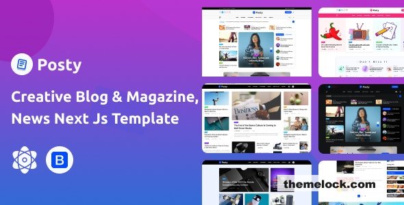 Posty - News Magazine NextJS Template