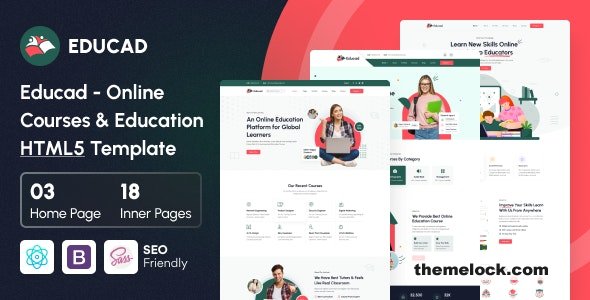 Educad - Online Courses & Education HTML5 Template