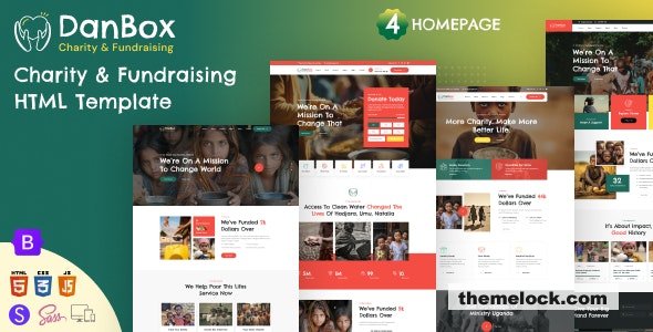 Danbox - Charity & Fundraising HTML Template