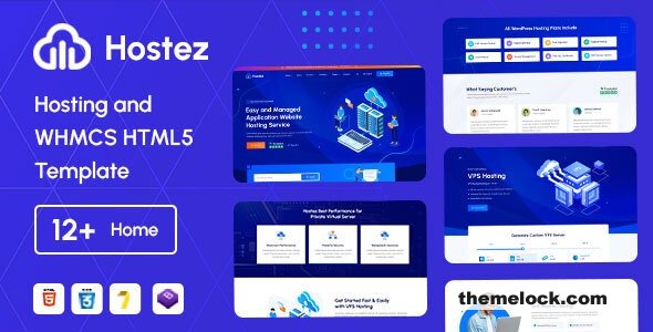 Download Hostez – Web Hosting Provider & WHMCS HTML5 Template | Free Nulled Scripts