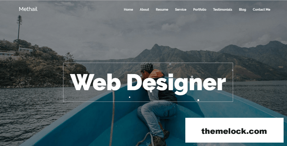 Methail - Creative Responsive Personal Portfolio Template