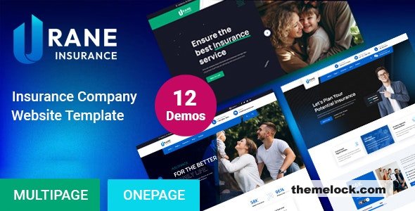 Urane v1.1 - Insurance Company HTML Template