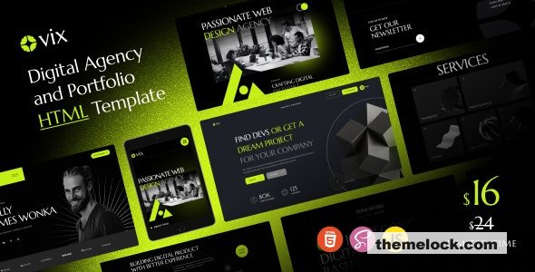 Ovix - Digital Agency & Creative Portfolio Template