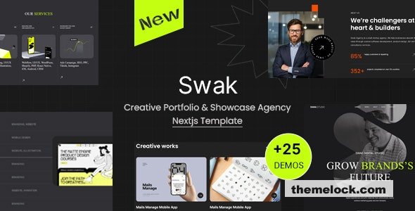 Swak - Creative Portfolio & Agency Nextjs Template
