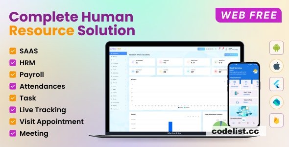 HRM v3.0 - Ultimate HR System App with Admin Panel