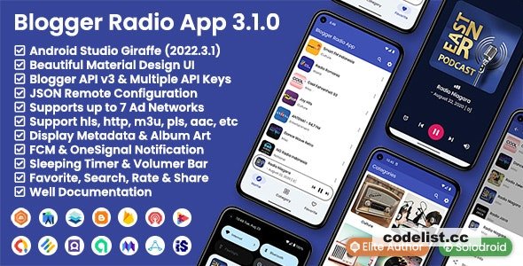 Blogger Radio App v3.1.0 - Blogger API