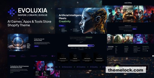 Download Evoluxia v1.0 – AI Games, Apps & Tools Store Shopify Theme | Free Nulled Scripts