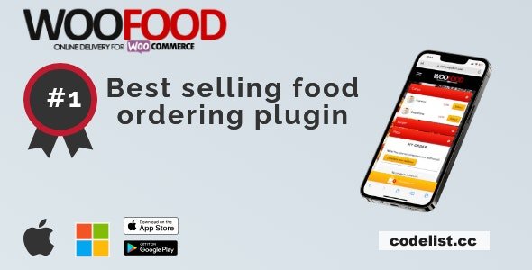 WooFood v2.7.7 - Food Ordering Plugin (Delivery & Pickup) for WordPress