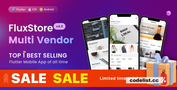Fluxstore Multi Vendor v4.3 - Flutter E-commerce Full App