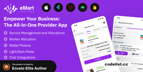 eMart - Service Provider app for On-Demand Service v2.0