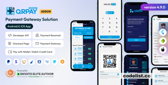QRPay Merchant v4.9.0 - Payment Gateway Solution