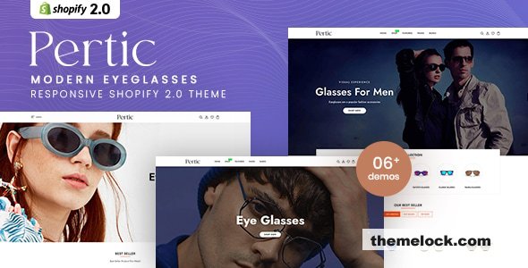 Download Pertic v1.0 – Modern EyeGlasses Responsive Shopify 2.0 Theme | Free Nulled Scripts