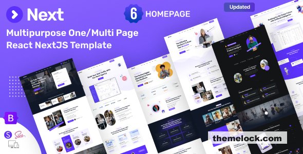 Next - Multi-Purpose React NextJS Template