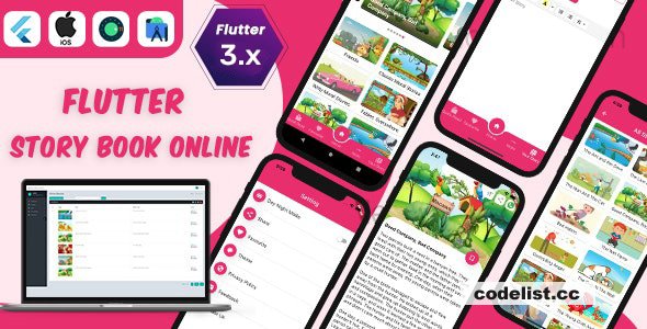 Flutter Story Book App with Admin panel | Flutter full source code | Ready to publish - 25 October 2024