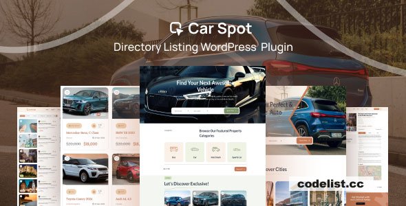 CarSpot v1.0.4 - Car Directory Listing WordPress Plugin