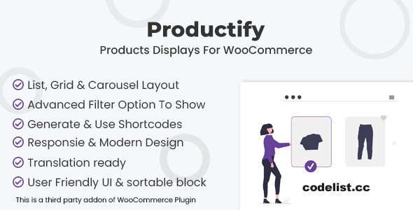 Download Productify v1.1.1 – Products Displays For WooCommerce | Free Nulled Scripts